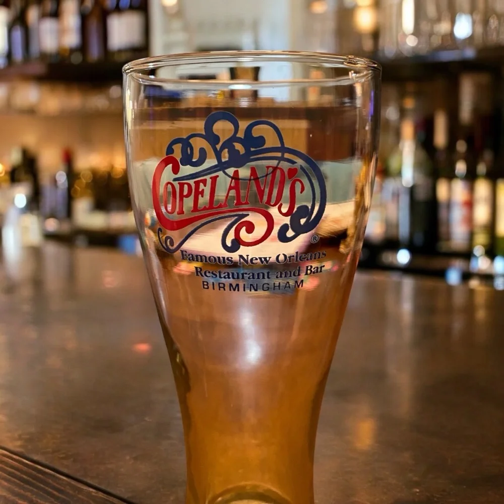 VTG Copeland's New Orleans Restaurant Birmingham Pilsner Beer Glass
